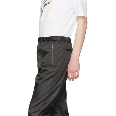 prada ssense exclusive black arca edition trouser|prada shorts for women.